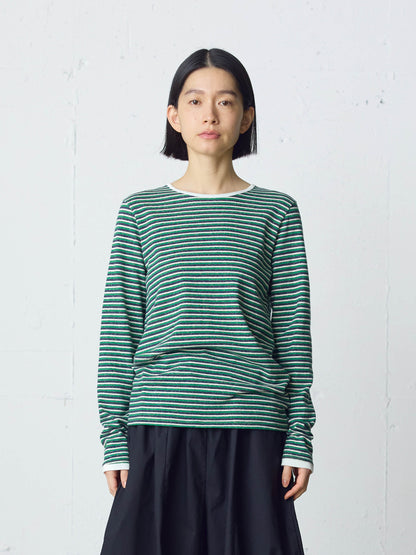 multi border pullover long sleeve