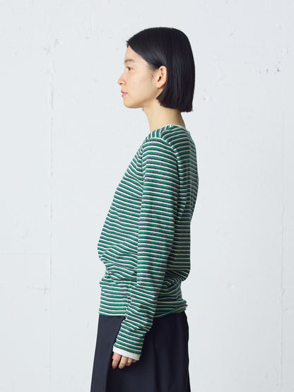 multi border pullover long sleeve