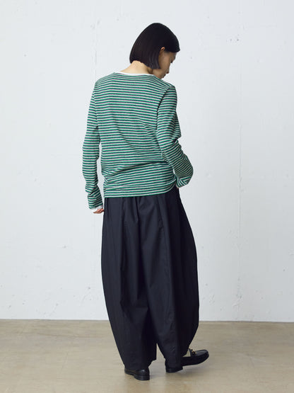 multi border pullover long sleeve