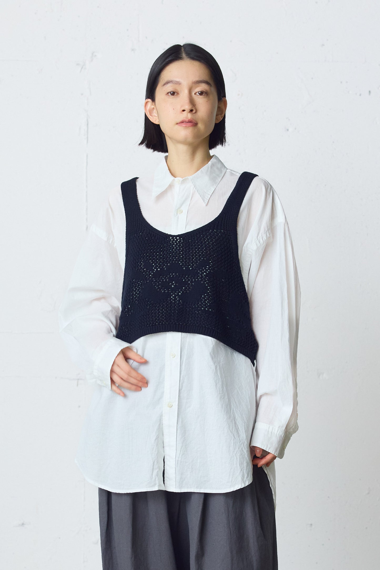 2way needle work vest