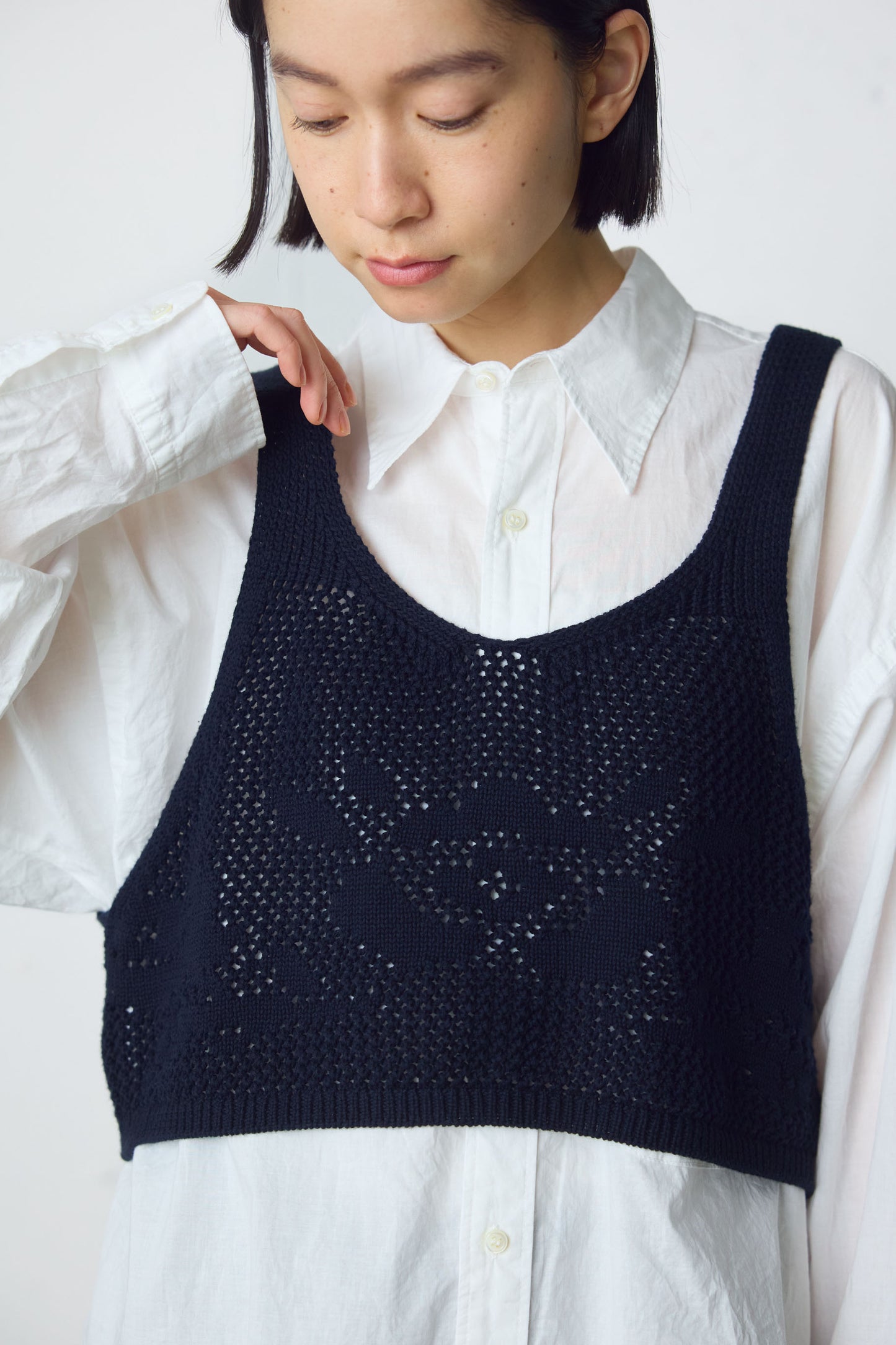 2way needle work vest