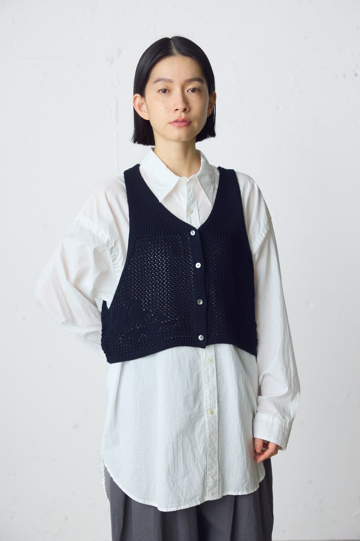 2way needle work vest