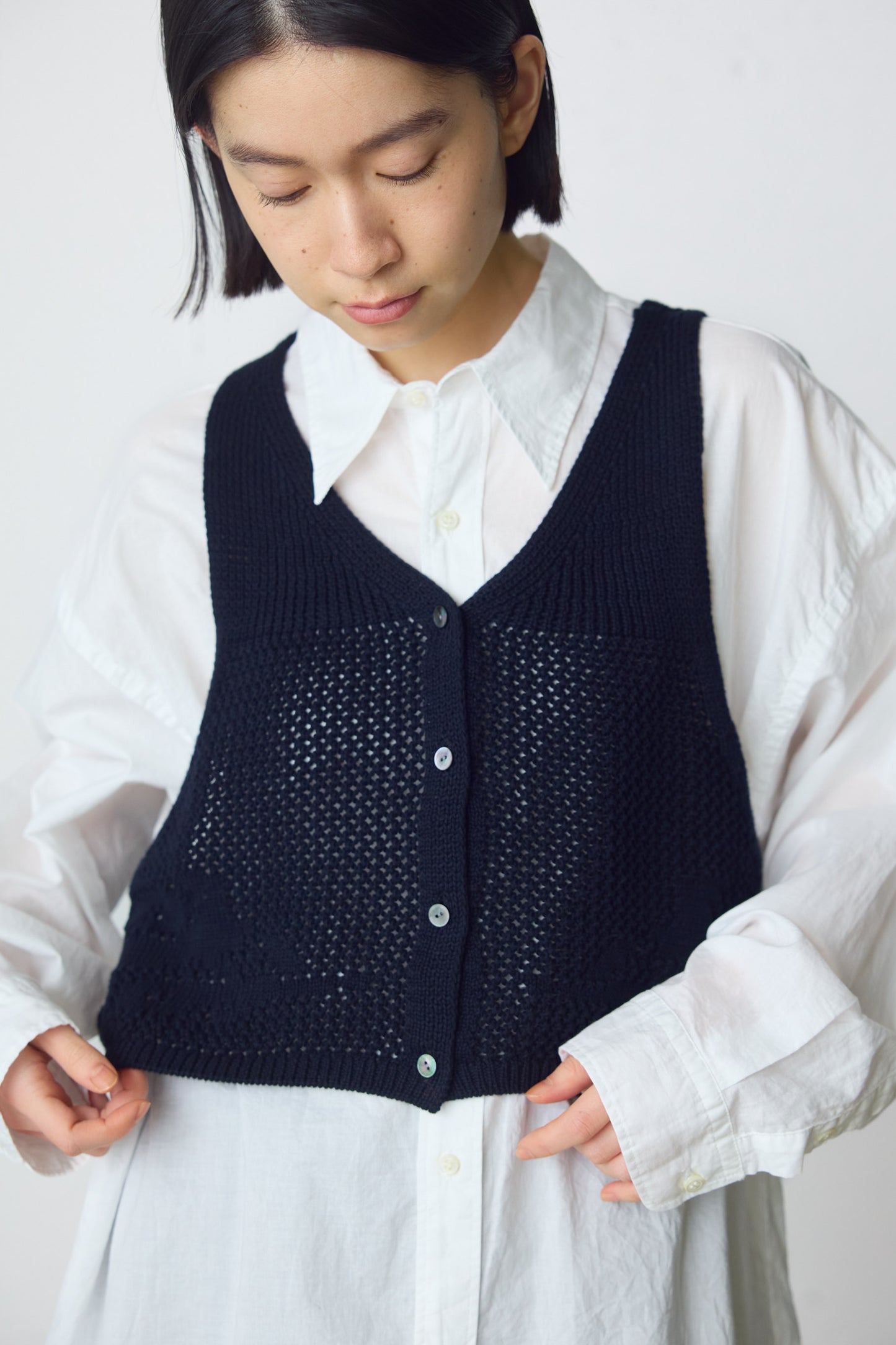 2way needle work vest