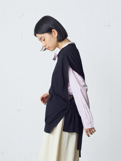 side ribbon vest