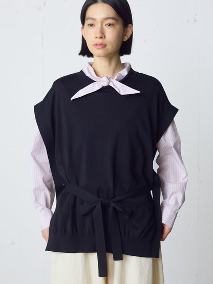 side ribbon vest