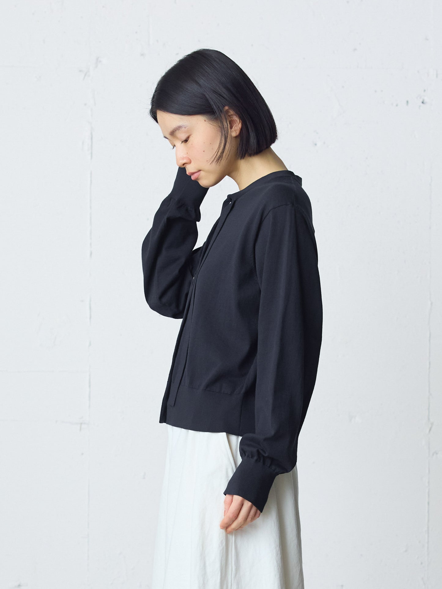 bow-tie knit cardigan