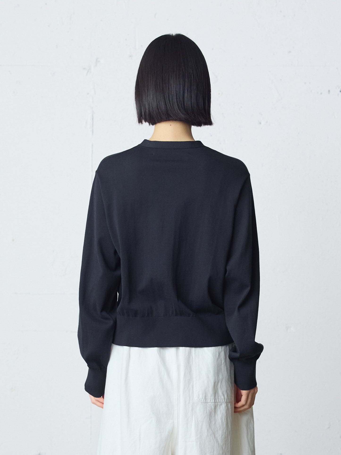 bow-tie knit cardigan