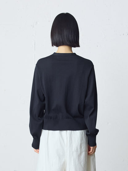 bow-tie knit cardigan