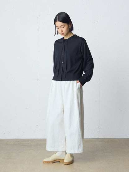 bow-tie knit cardigan