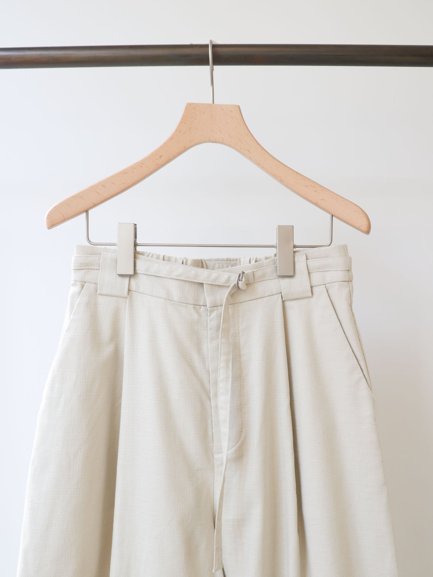 slacks pants with belt