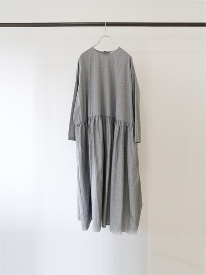 chambray gather onepiece