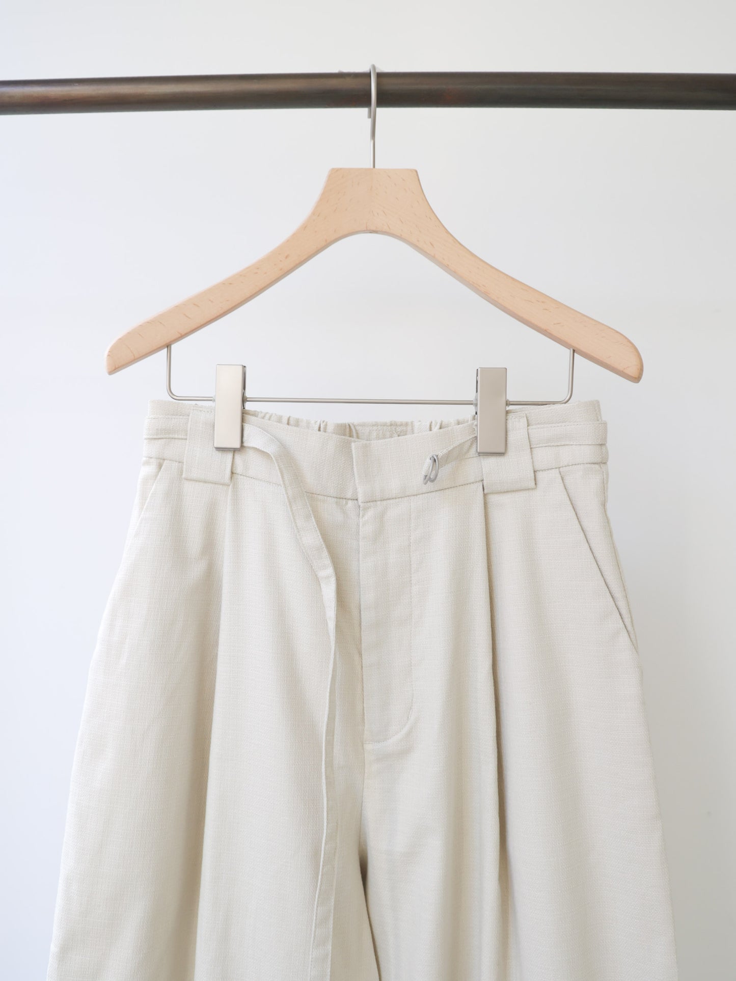 slacks pants with belt