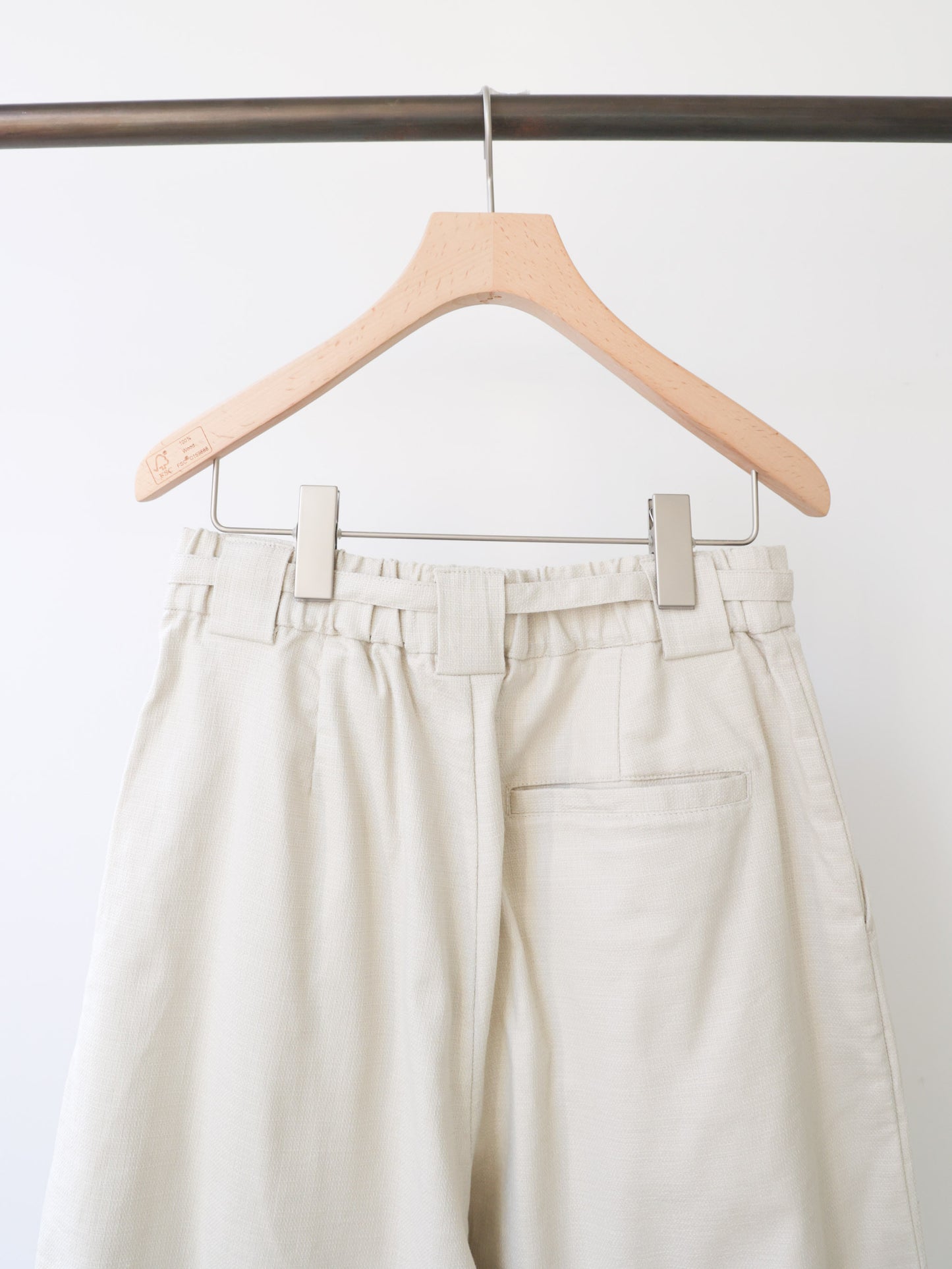 slacks pants with belt