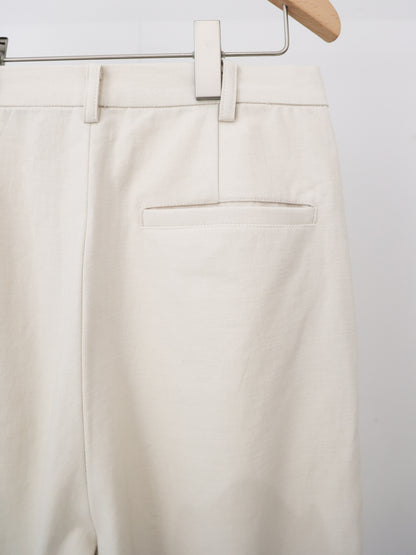 back satin 2tuck pants