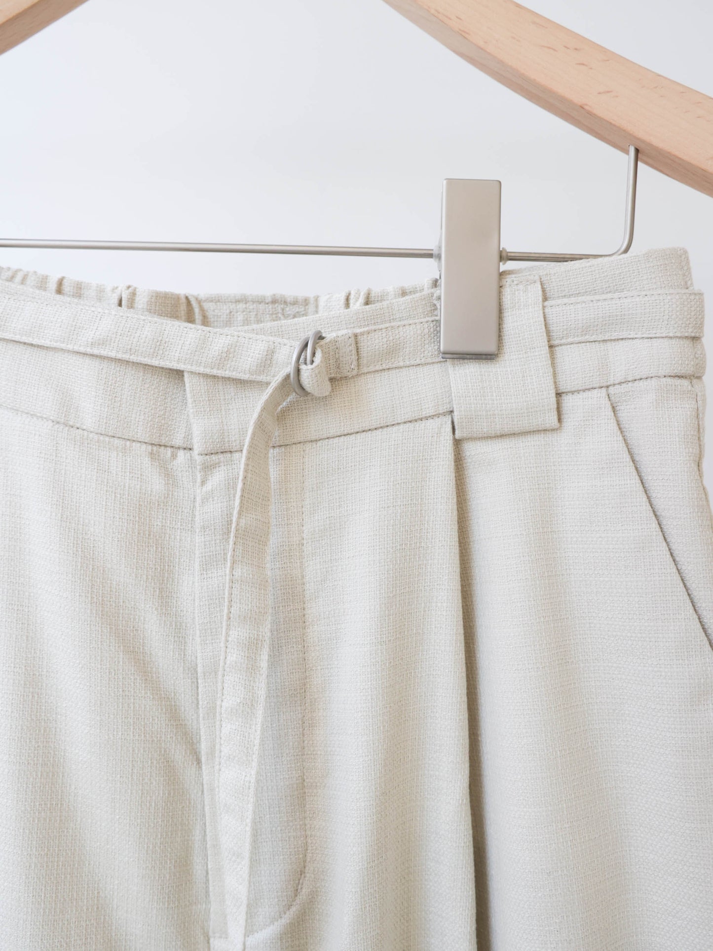 slacks pants with belt