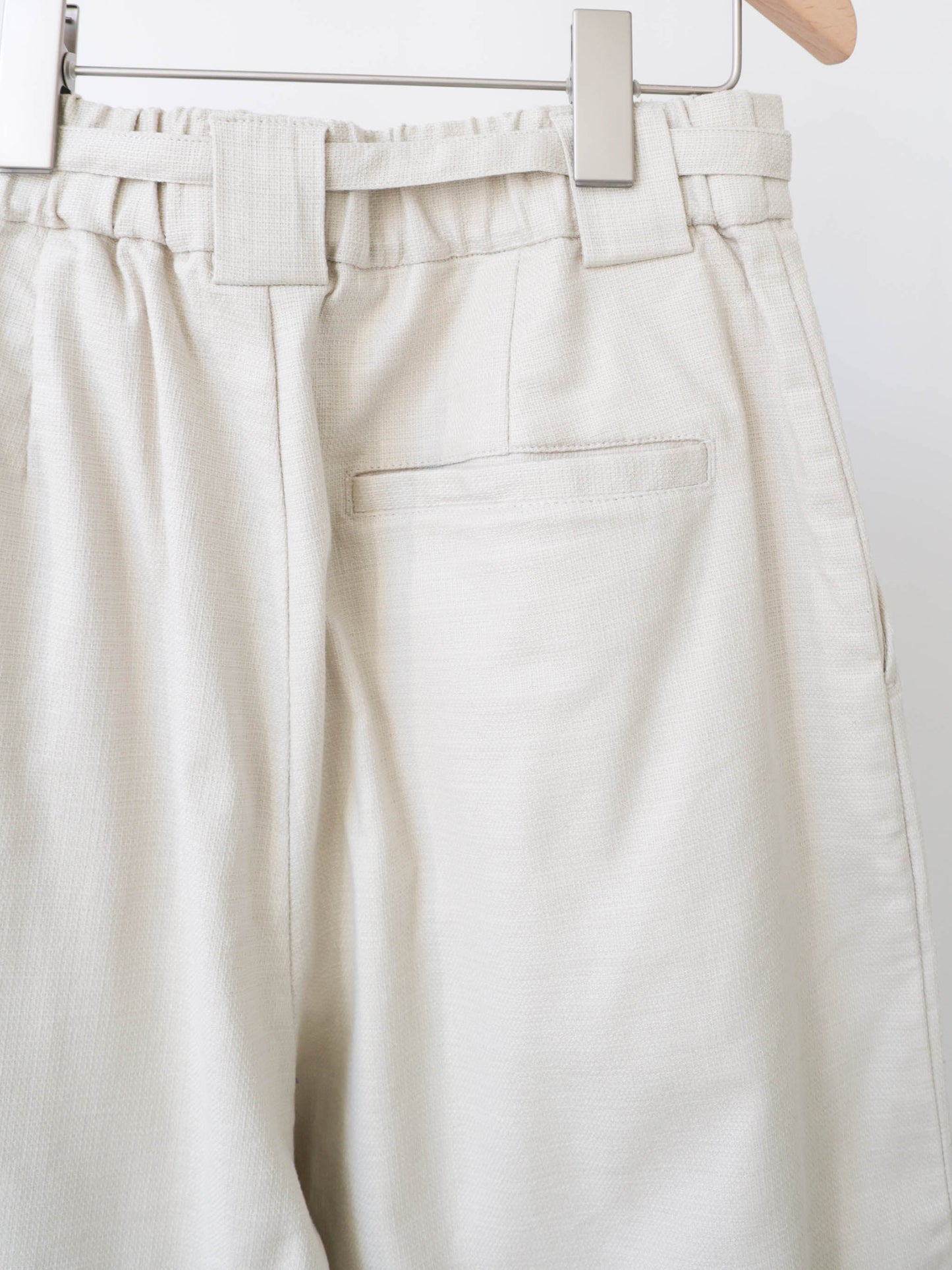 slacks pants with belt