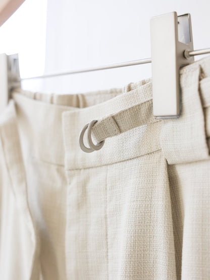 slacks pants with belt