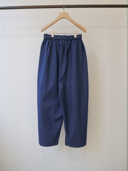 denim wide easy pants