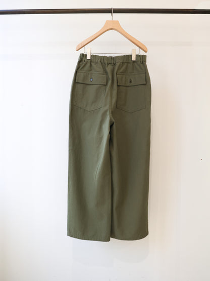 back satin baker pants