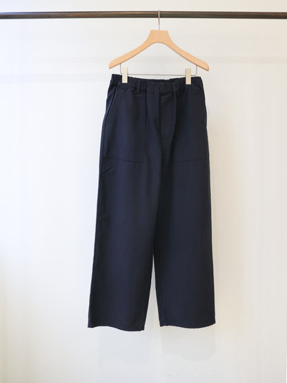 back satin baker pants
