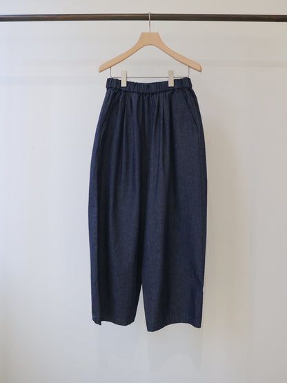 denim wide easy pants