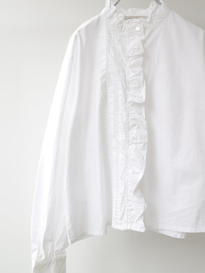 front frill lace shirt