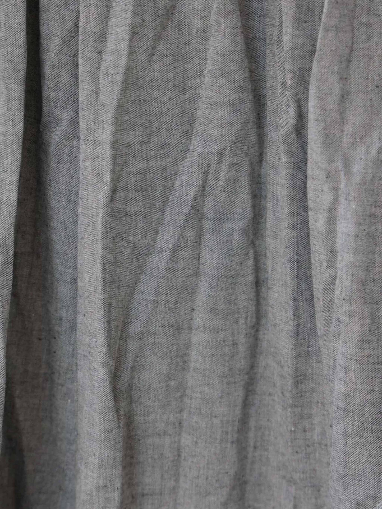 chambray gather skirt