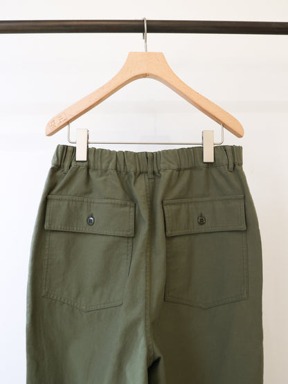 back satin baker pants