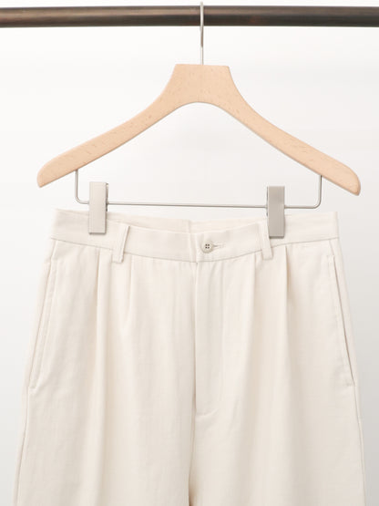 back satin 2tuck pants