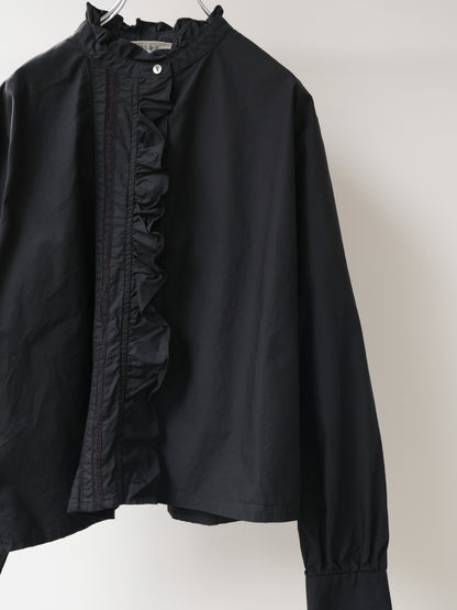 front frill lace shirt