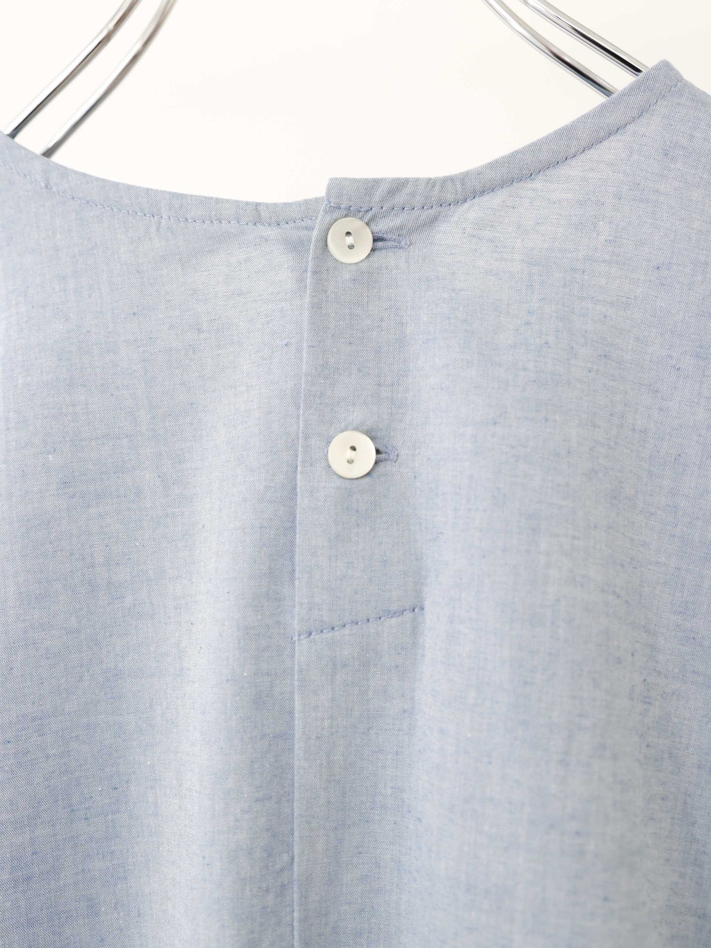 chambray gather onepiece