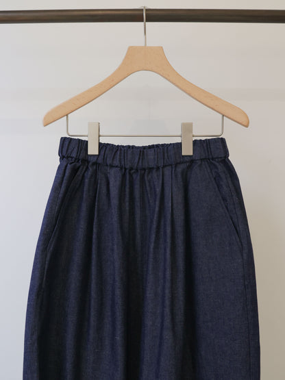 denim wide easy pants