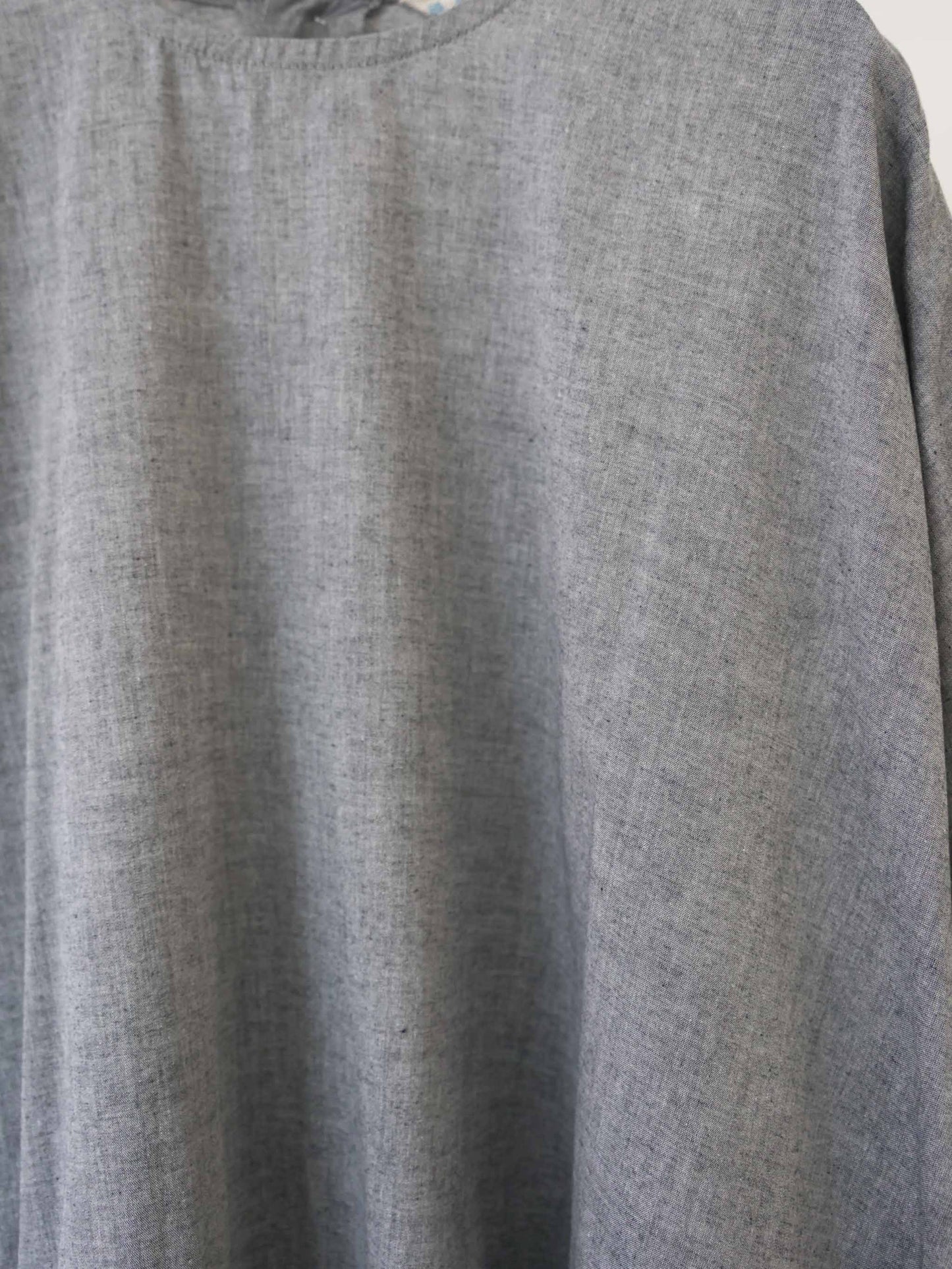 chambray gather onepiece