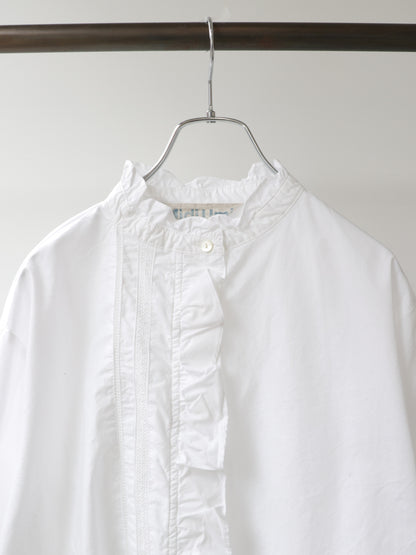 front frill lace shirt