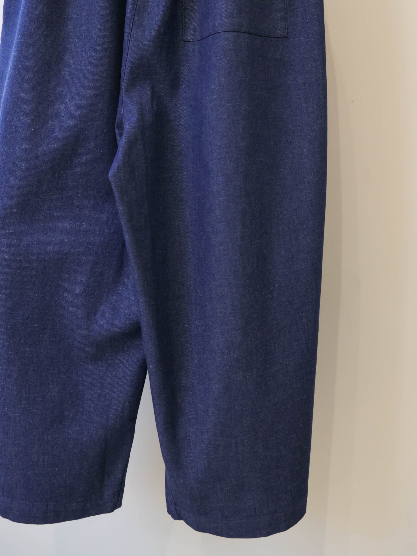 denim wide easy pants