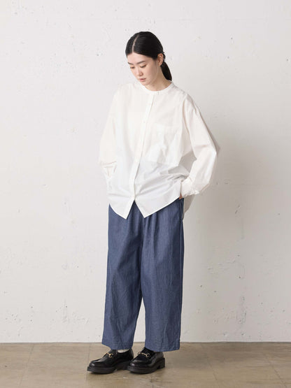 denim wide easy pants