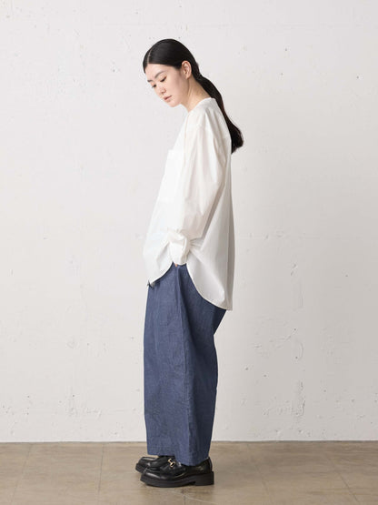 denim wide easy pants
