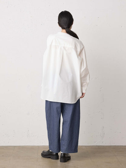 denim wide easy pants