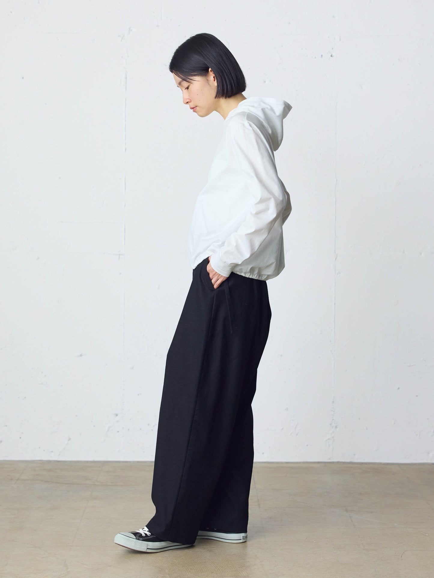 slacks pants with belt