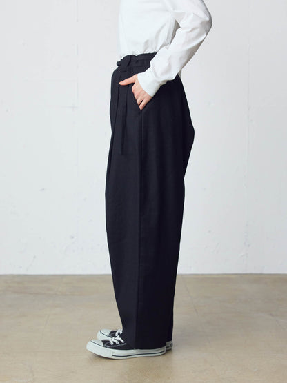 slacks pants with belt