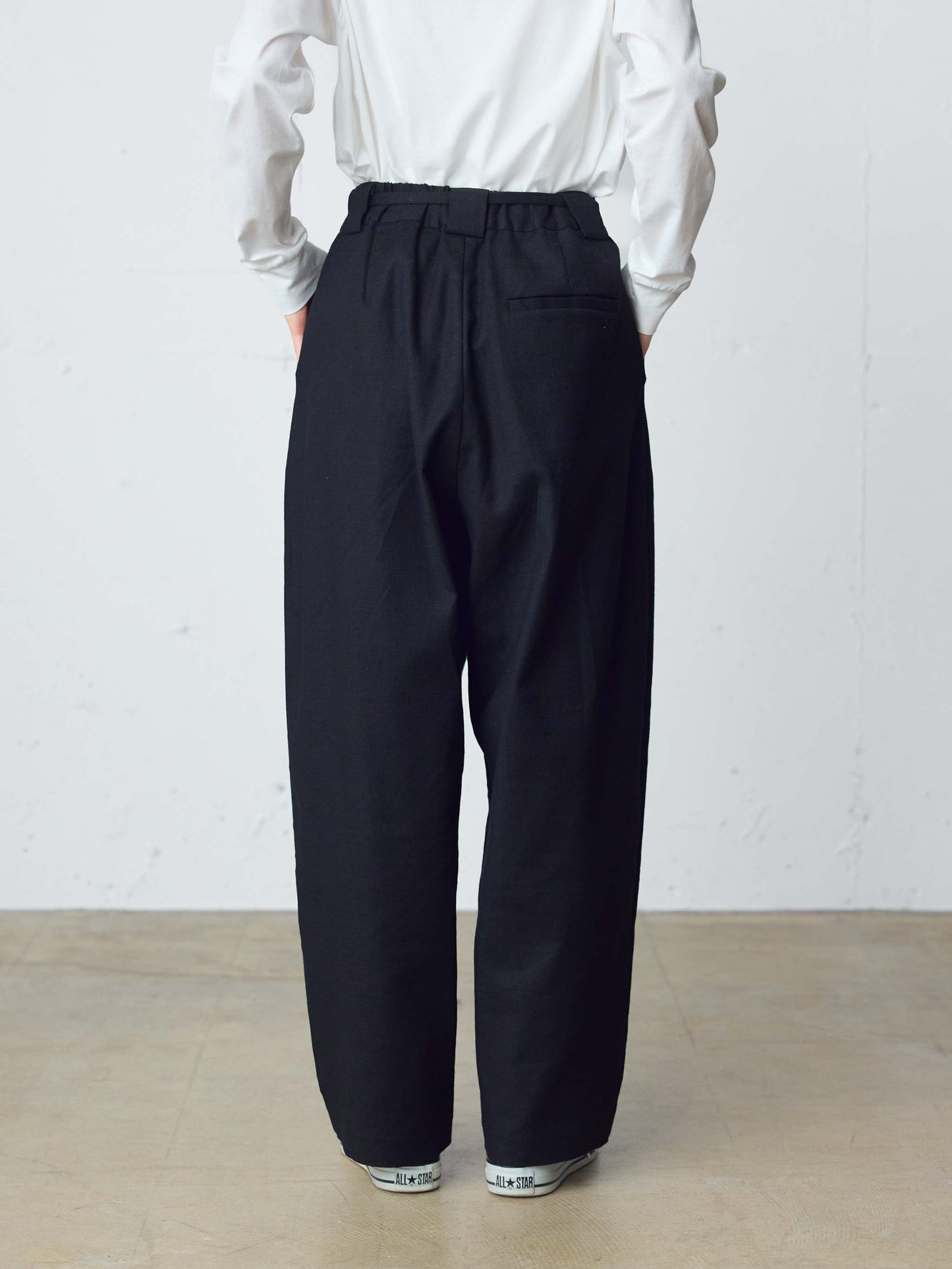 slacks pants with belt