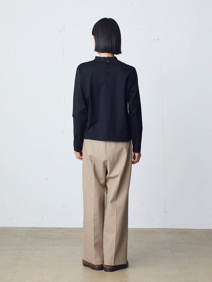 wide slacks pants