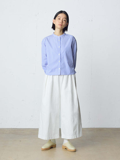 wide tuck denim