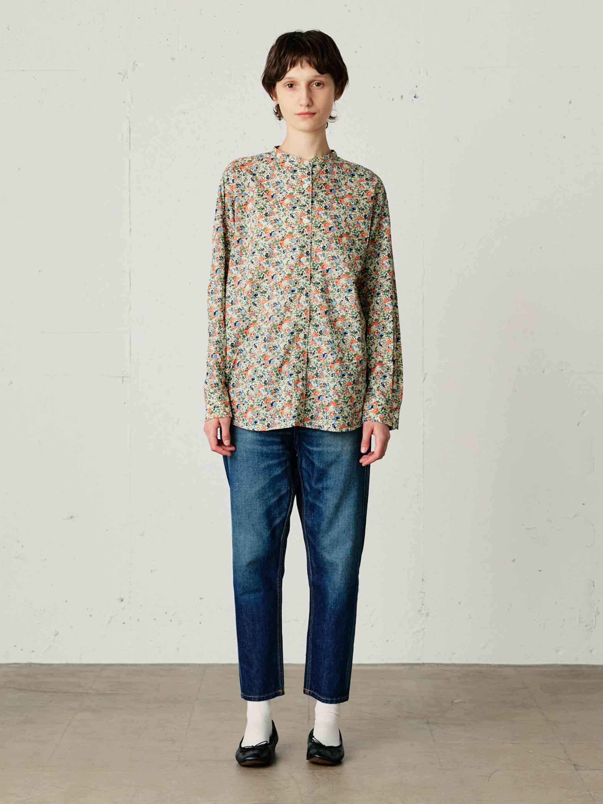 4/5 length denim pants