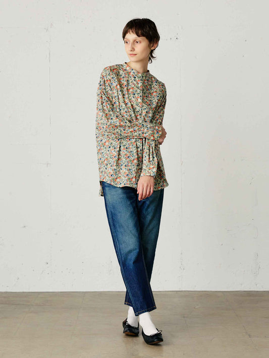 4/5 length denim pants