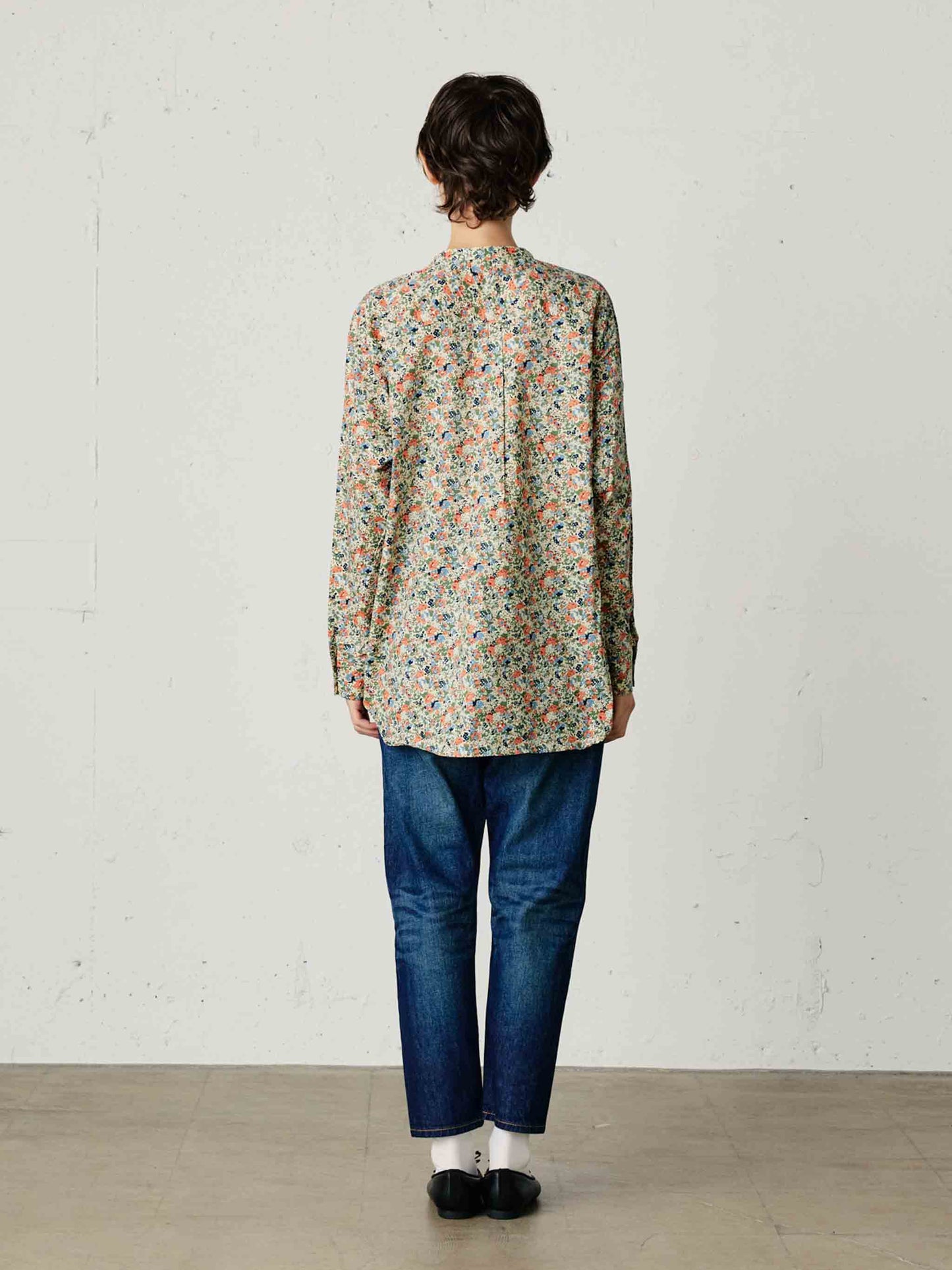 4/5 length denim pants