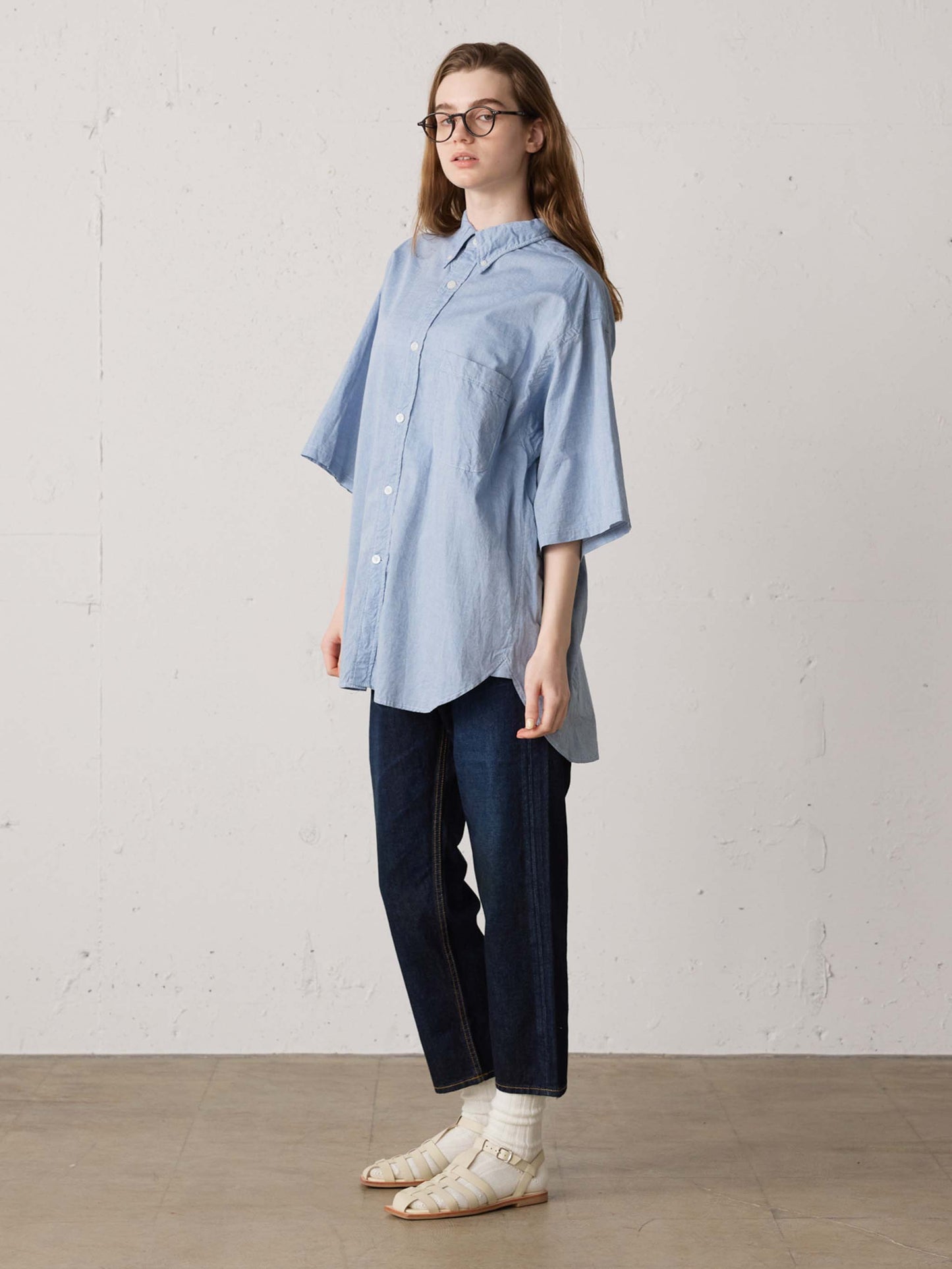 high waist denim pants