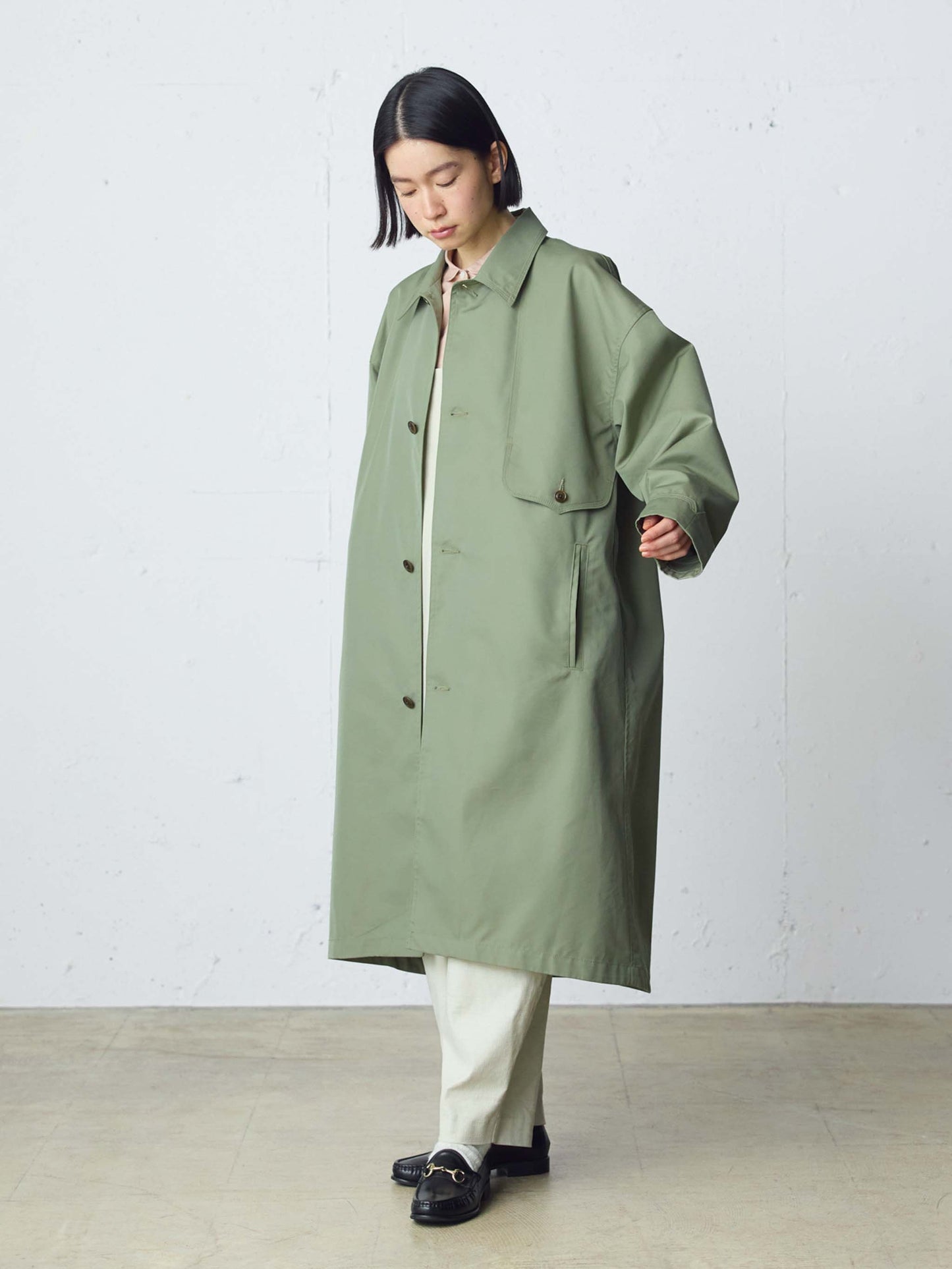 soutien collar coat