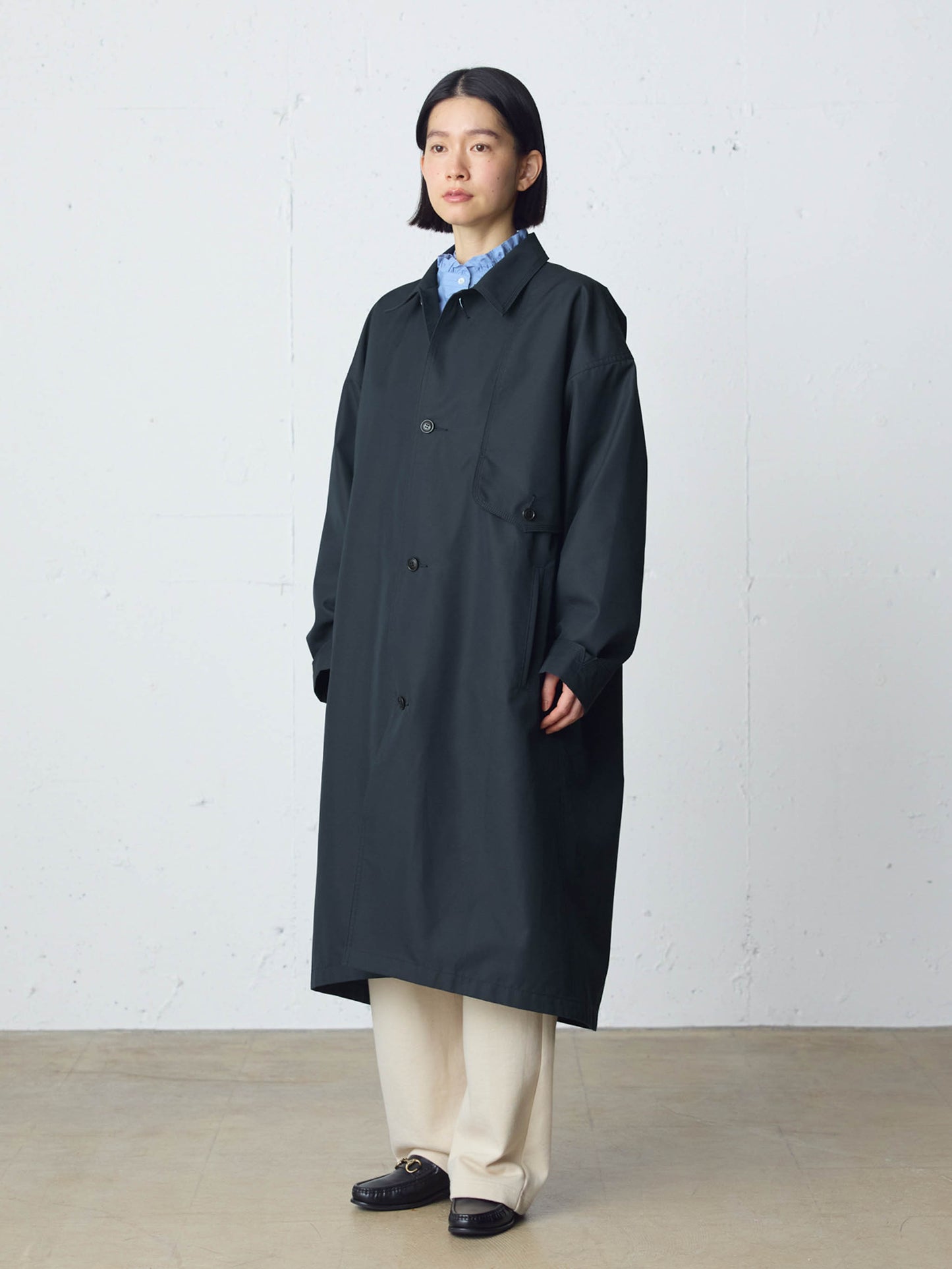 soutien collar coat