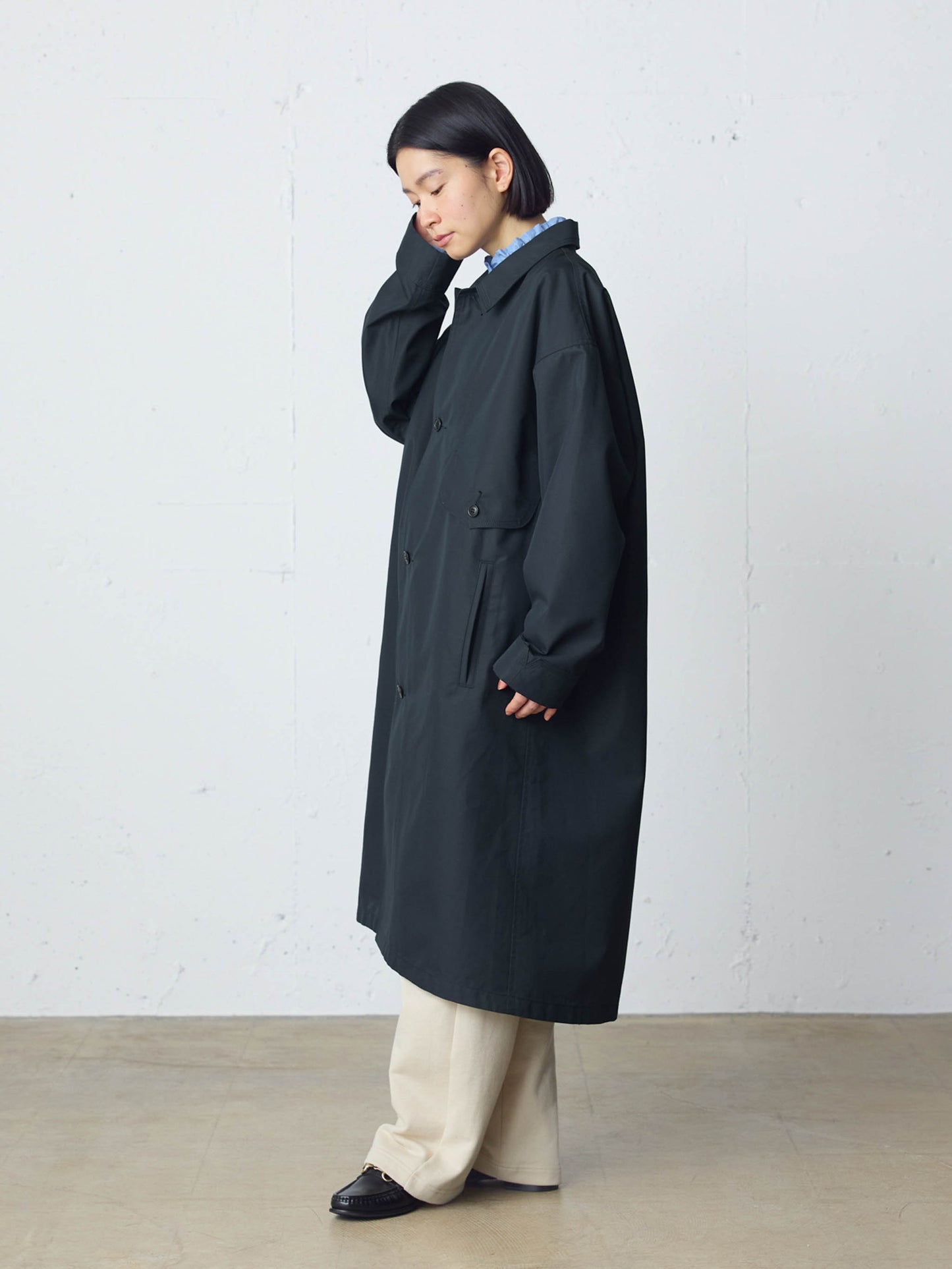 soutien collar coat